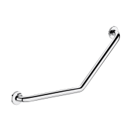 5081P2-Angled stainless steel grab bar 135°, bright, 400 x 400mm