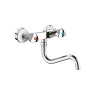 5445T2S-Wall-mounted mechanical sink mixer