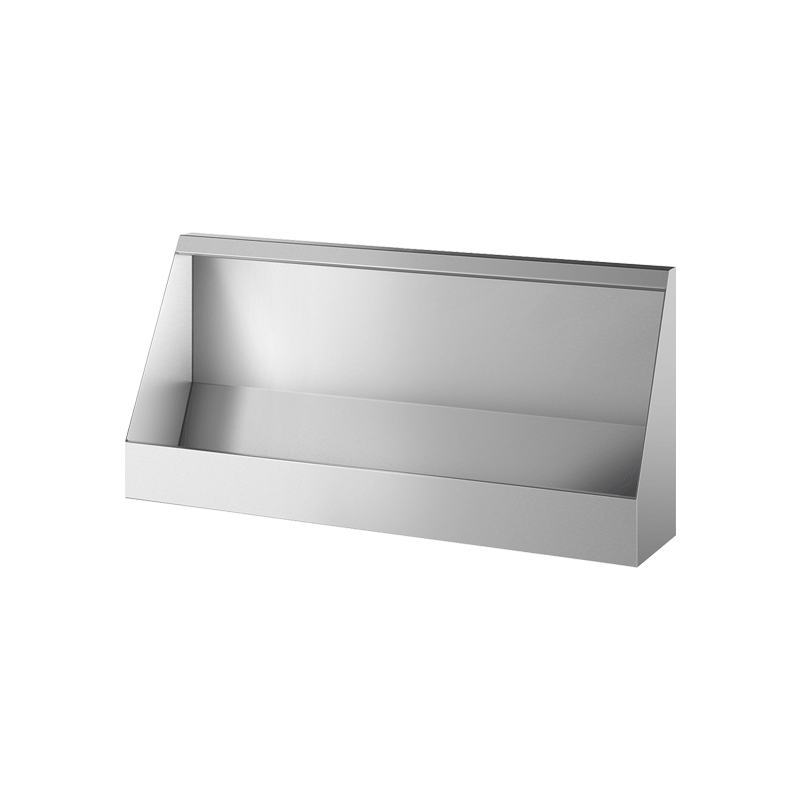 Stainless steel trough style urinals by Griffin