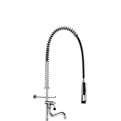 Black pre-rinse set without valve with short column